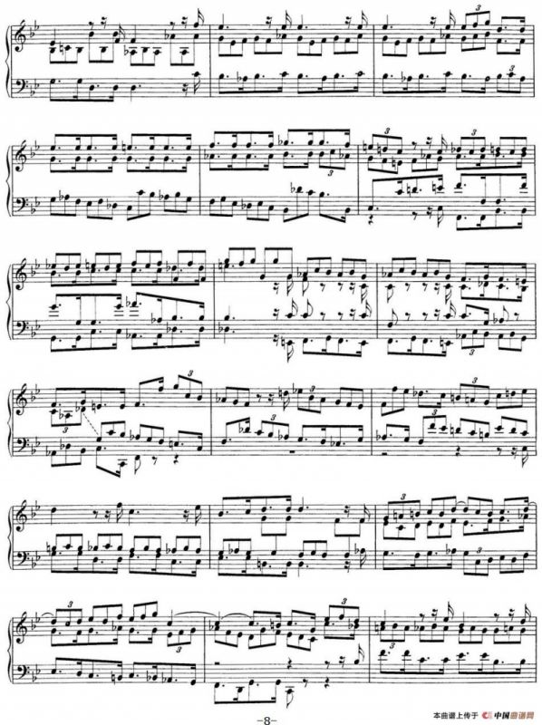 Toccata BWV 915（7首托卡塔·No.6 g小调）