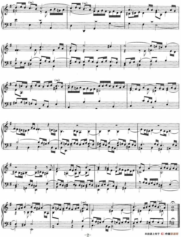 Toccata BWV 914（7首托卡塔·No.5 e小调）