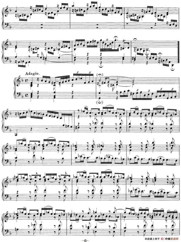 Toccata Minor BWV 913（7首托卡塔·No.4 d小调）