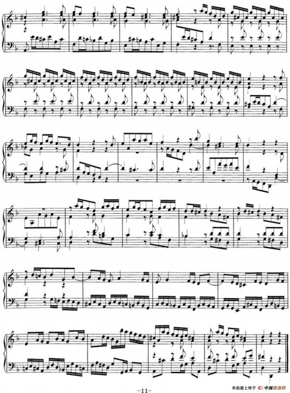 Toccata Minor BWV 913（7首托卡塔·No.4 d小调）