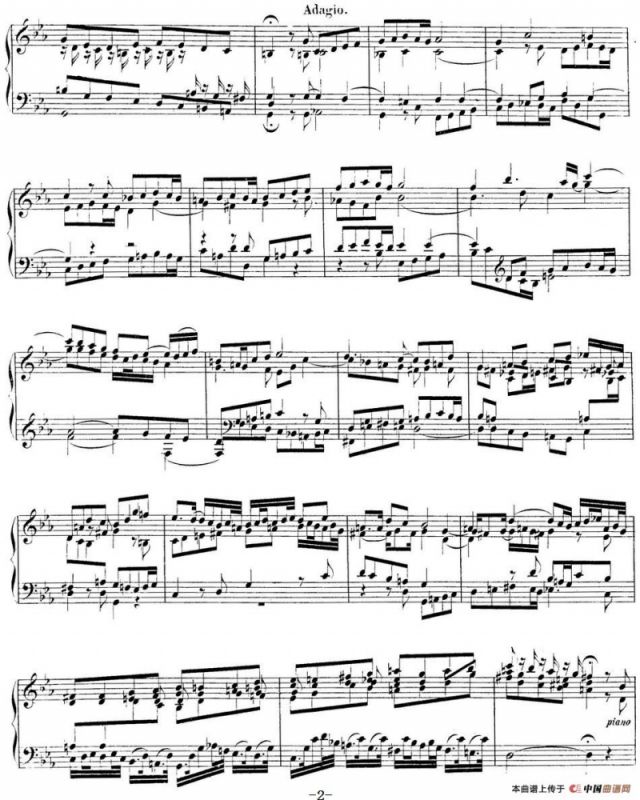 Toccata BWV 911（7首托卡塔·No.2 c小调）