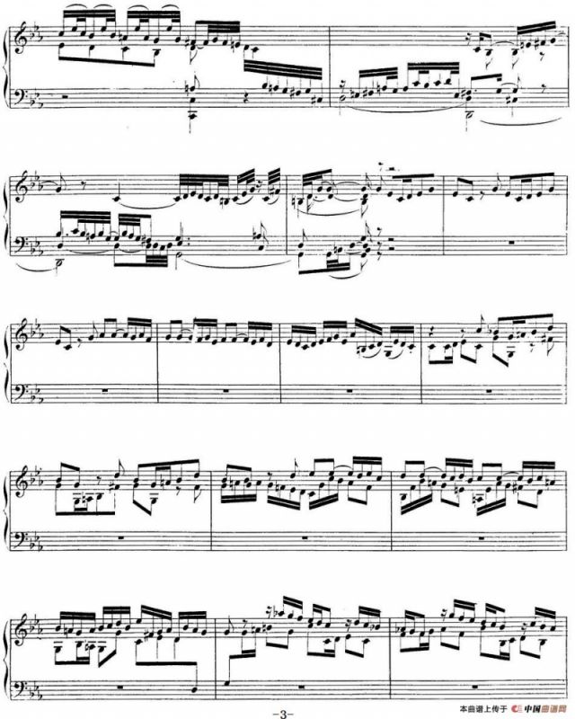 Toccata BWV 911（7首托卡塔·No.2 c小调）