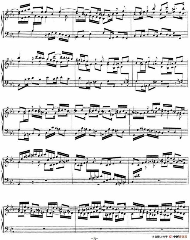 Toccata BWV 911（7首托卡塔·No.2 c小调）