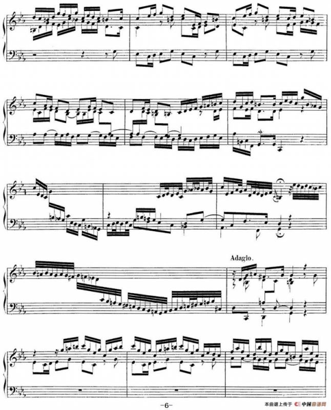 Toccata BWV 911（7首托卡塔·No.2 c小调）