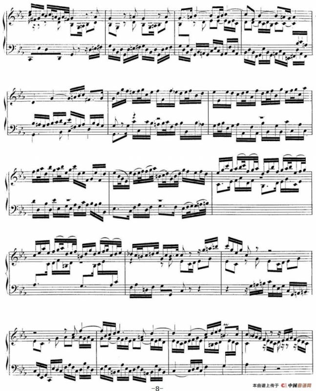 Toccata BWV 911（7首托卡塔·No.2 c小调）