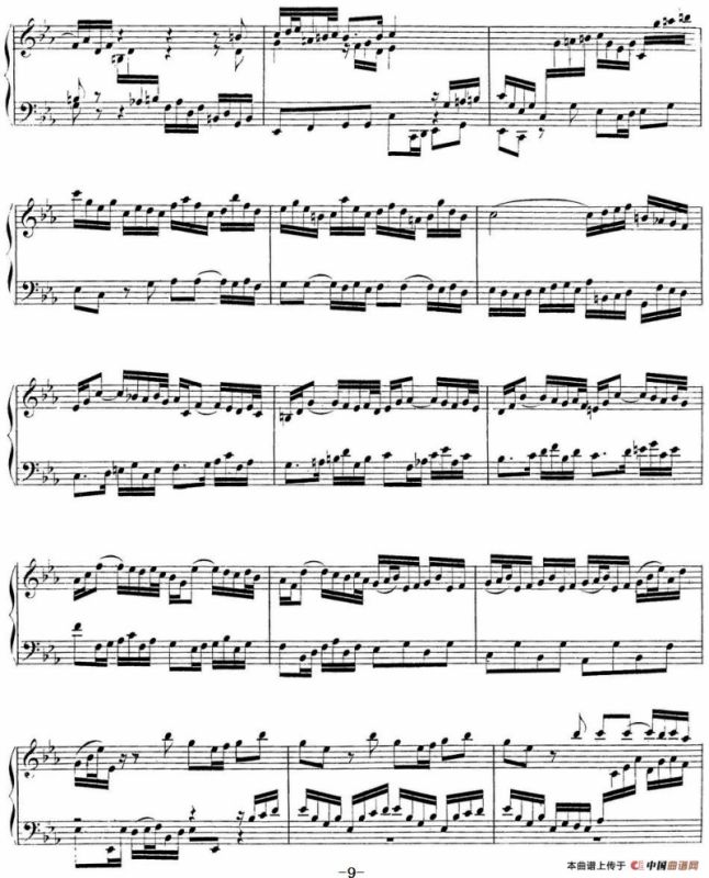 Toccata BWV 911（7首托卡塔·No.2 c小调）