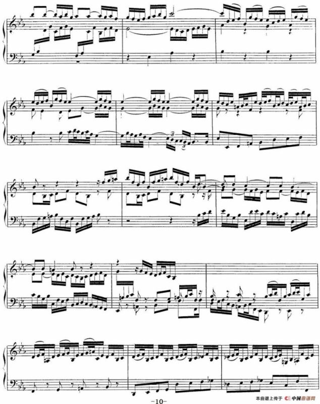 Toccata BWV 911（7首托卡塔·No.2 c小调）