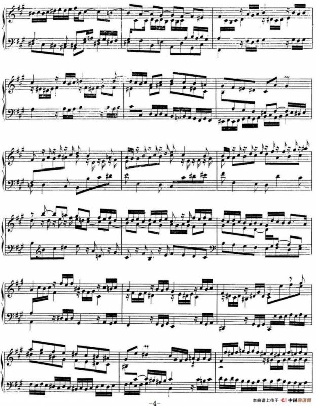 Toccata BWV 910（7首托卡塔·No.1 #F小调）