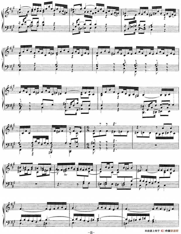 Toccata BWV 910（7首托卡塔·No.1 #F小调）