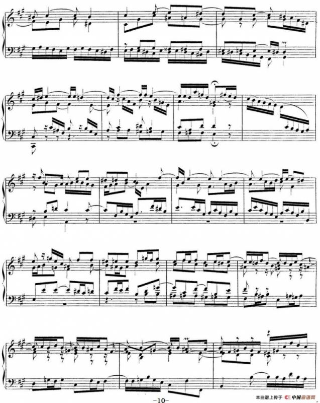 Toccata BWV 910（7首托卡塔·No.1 #F小调）