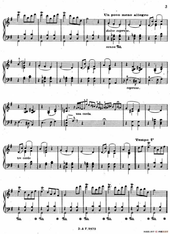 6 Chants Polonais S.480（6首波兰歌曲·Ⅰ）