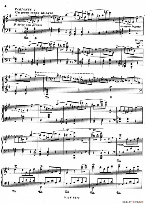 6 Chants Polonais S.480（6首波兰歌曲·Ⅰ）