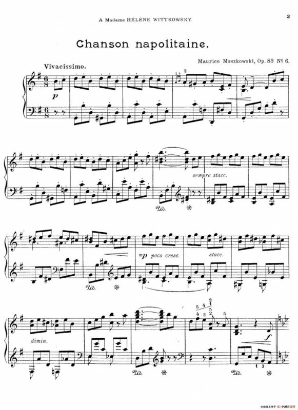 Six Pieces Op.83（6首小品·6）