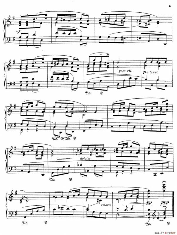 Six Pieces Op.83（6首小品·5）