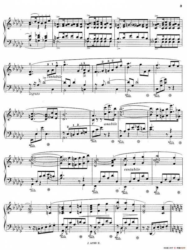 Six Pieces Op.83（6首小品·3）