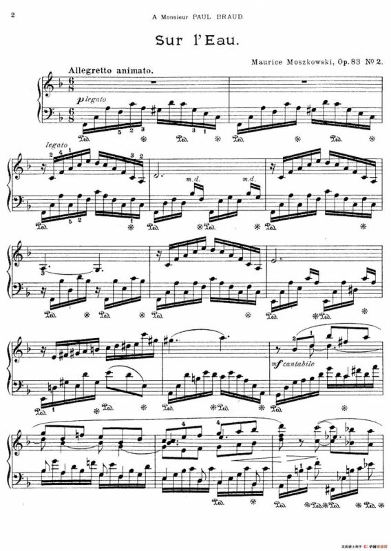 Six Pieces Op.83（6首小品·2）