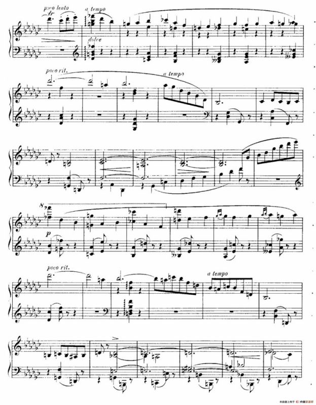 4 Valses Caprice（4首随想圆舞曲）（Op.59 No. 3 in G-flat ）