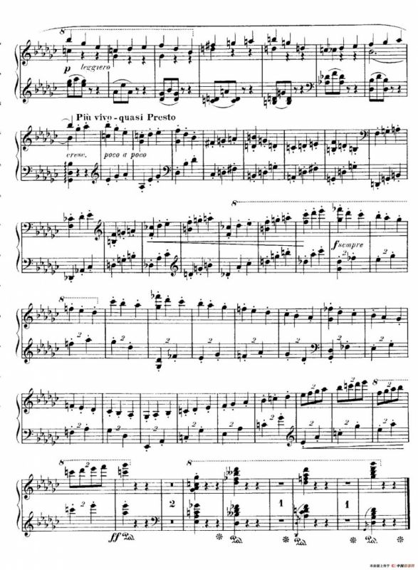 4 Valses Caprice（4首随想圆舞曲）（Op.59 No. 3 in G-flat ）