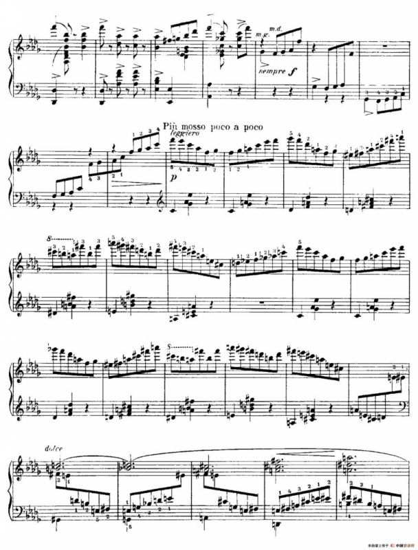 4 Valses Caprice（4首随想圆舞曲）（Op.38 No. 2 in D-flat）