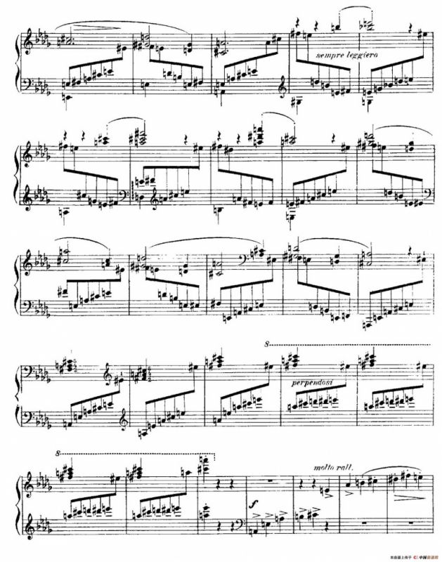 4 Valses Caprice（4首随想圆舞曲）（Op.38 No. 2 in D-flat）