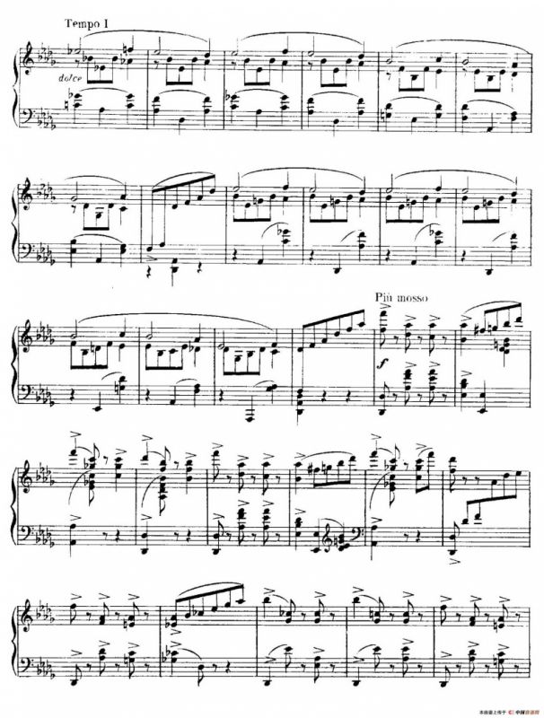 4 Valses Caprice（4首随想圆舞曲）（Op.38 No. 2 in D-flat）