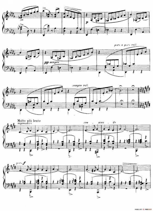 4 Valses Caprice（4首随想圆舞曲）（Op.38 No. 2 in D-flat）