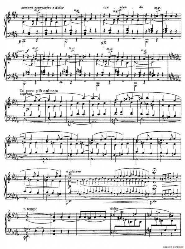 4 Valses Caprice（4首随想圆舞曲）（Op.38 No. 2 in D-flat）