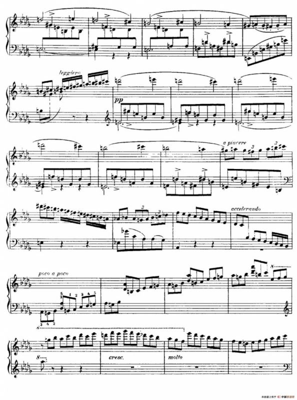 4 Valses Caprice（4首随想圆舞曲）（Op.38 No. 2 in D-flat）