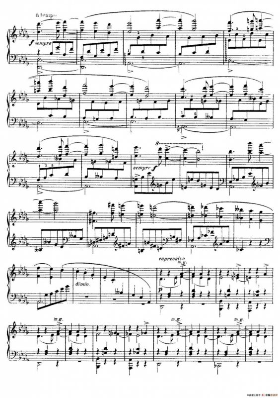 4 Valses Caprice（4首随想圆舞曲）（Op.38 No. 2 in D-flat）