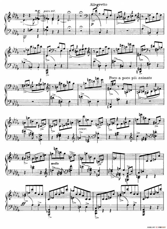 4 Valses Caprice（4首随想圆舞曲）（Op.38 No. 2 in D-flat）