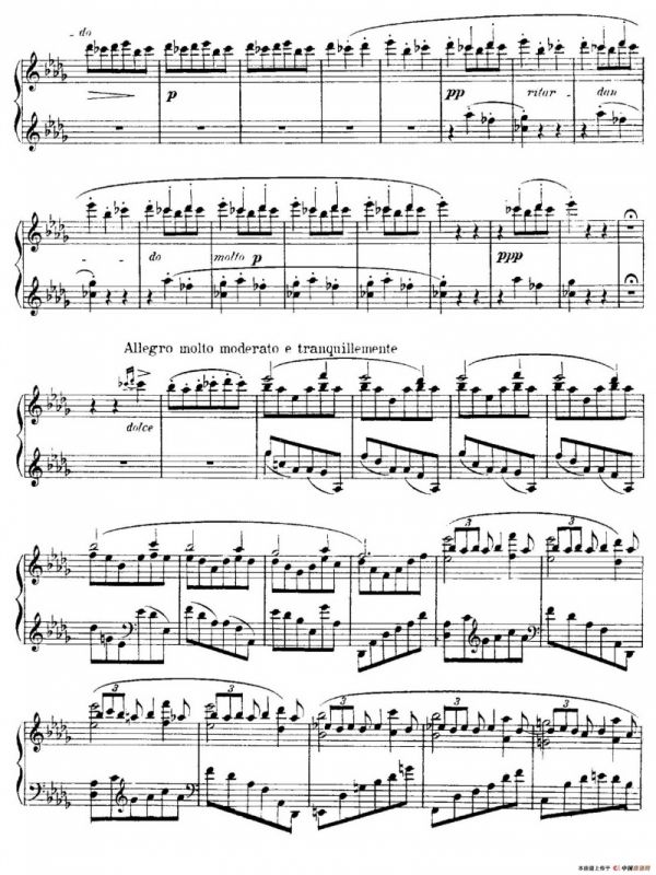 4 Valses Caprice（4首随想圆舞曲）（Op.38 No. 2 in D-flat）