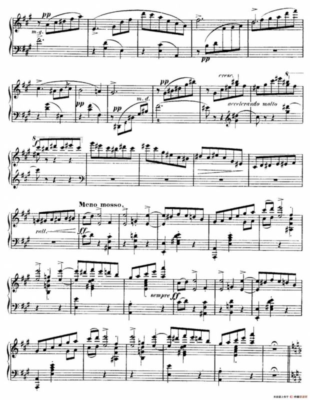 4 Valses Caprice（4首随想圆舞曲）（No. 1 in A）