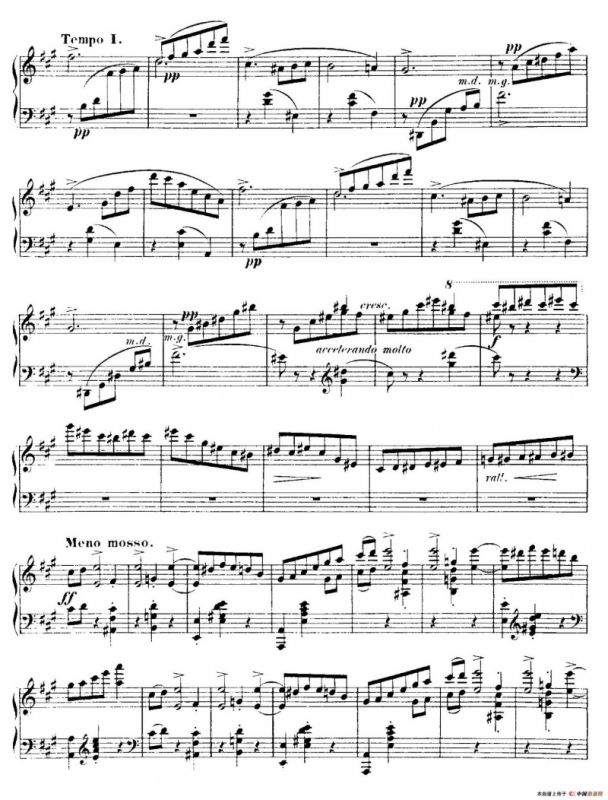 4 Valses Caprice（4首随想圆舞曲）（No. 1 in A）