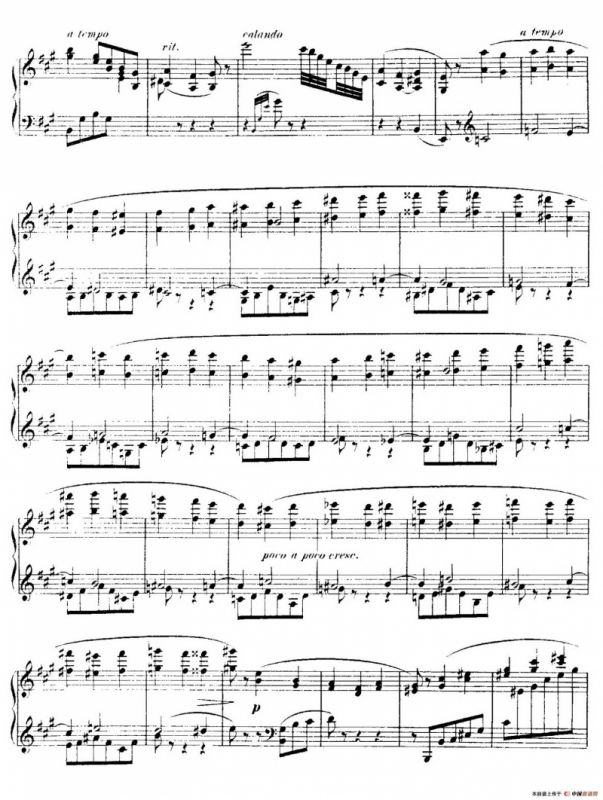 4 Valses Caprice（4首随想圆舞曲）（No. 1 in A）