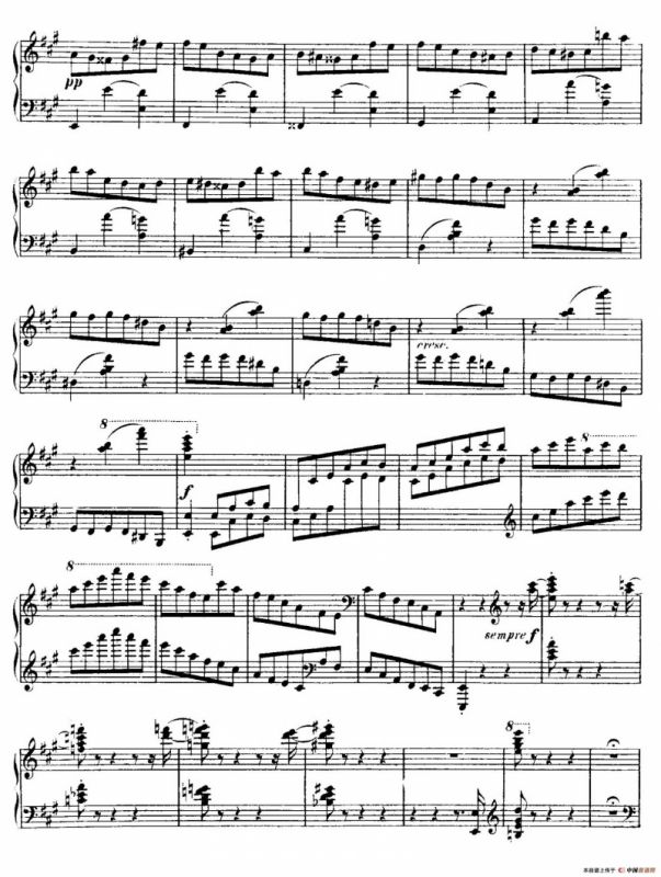 4 Valses Caprice（4首随想圆舞曲）（No. 1 in A）