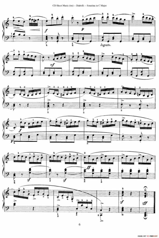 4 Piano Sonatinas（4首钢琴小奏鸣曲）（Op.151 No.2）