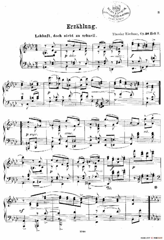 Phantasien Am Clavier Op.36（幻想曲集·第四首）