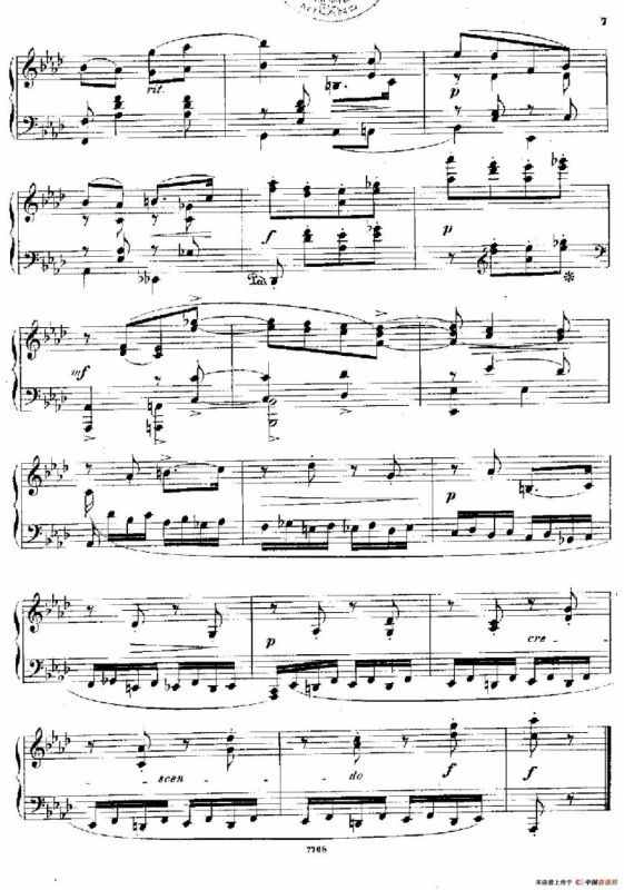 Phantasien Am Clavier Op.36（幻想曲集·第四首）