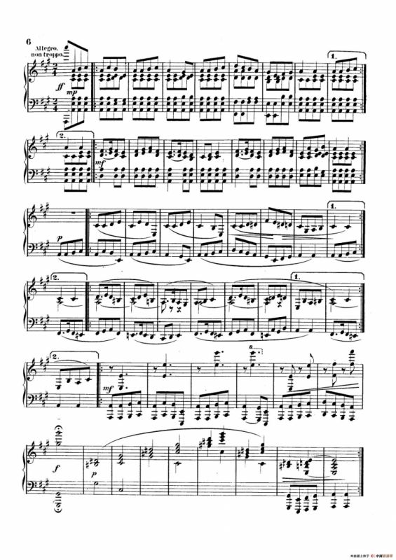 Variations on Yankee Doodle from Miscellenies Op.93（扬基嘟得主题变奏曲）