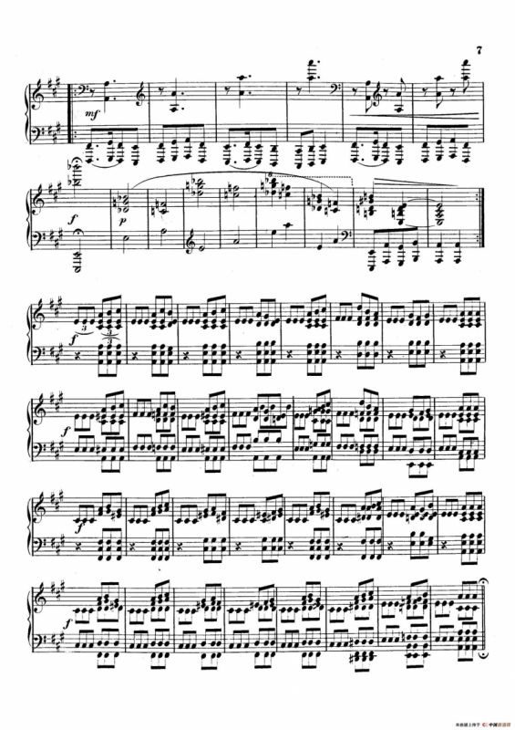 Variations on Yankee Doodle from Miscellenies Op.93（扬基嘟得主题变奏曲）