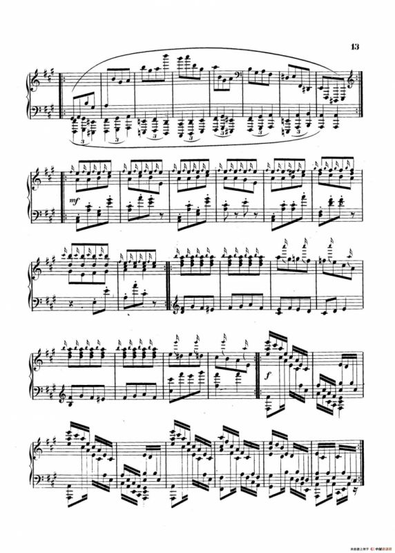 Variations on Yankee Doodle from Miscellenies Op.93（扬基嘟得主题变奏曲）
