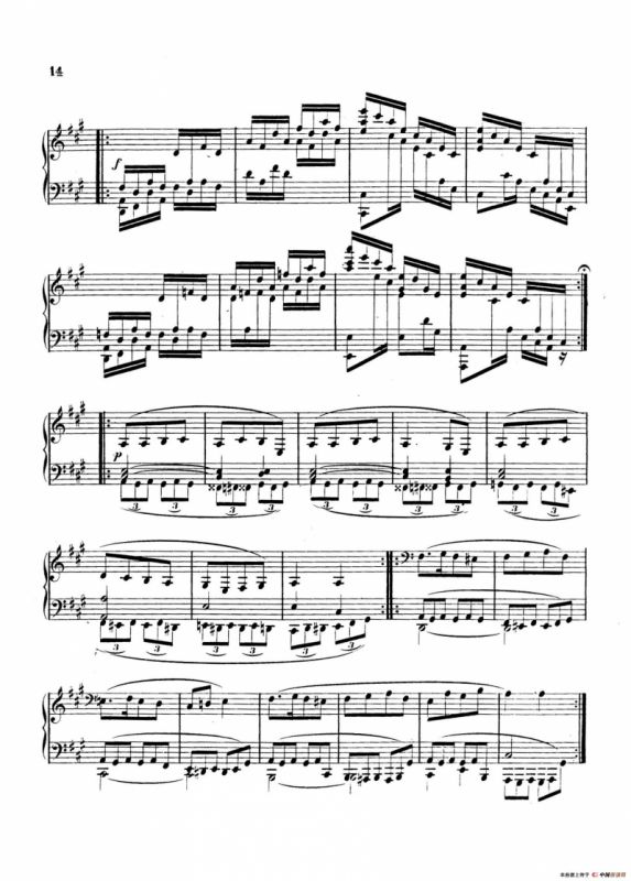 Variations on Yankee Doodle from Miscellenies Op.93（扬基嘟得主题变奏曲）