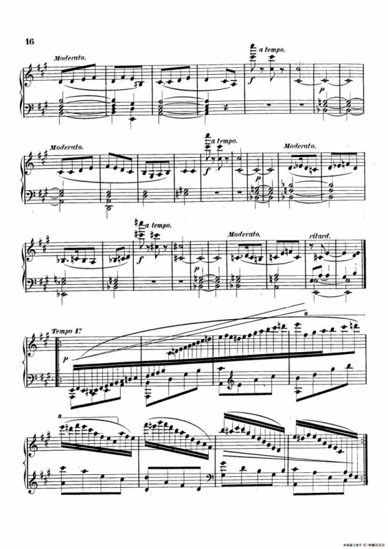 Variations on Yankee Doodle from Miscellenies Op.93（扬基嘟得主题变奏曲）