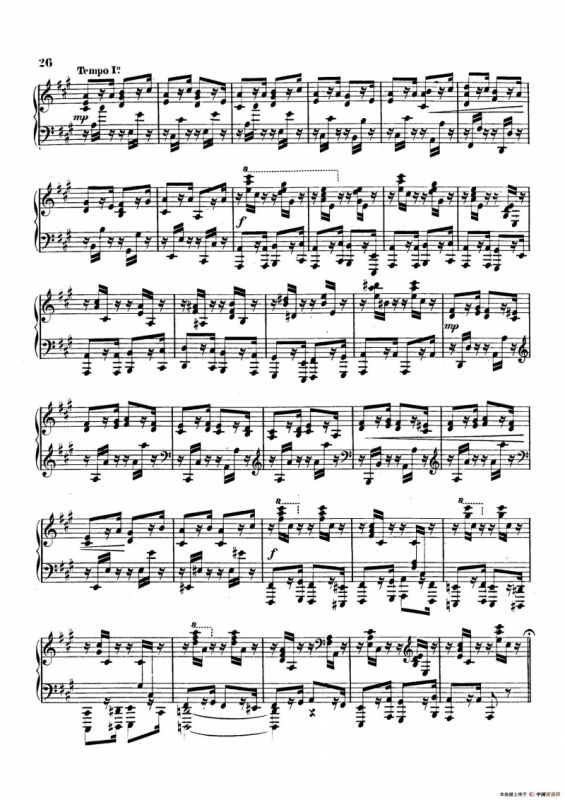 Variations on Yankee Doodle from Miscellenies Op.93（扬基嘟得主题变奏曲）