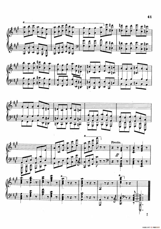 Variations on Yankee Doodle from Miscellenies Op.93（扬基嘟得主题变奏曲）