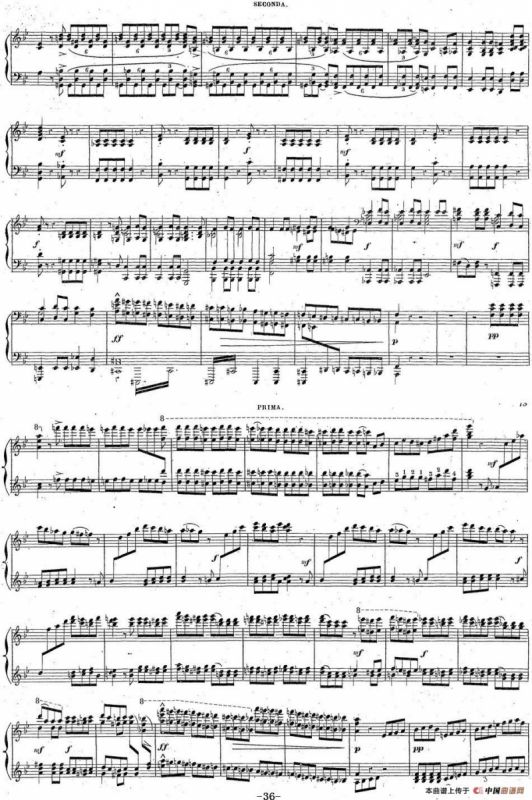 Harold en Italie Op.16 - 4 Hands（哈罗尔德在意大利·四手联弹）（P31——40）