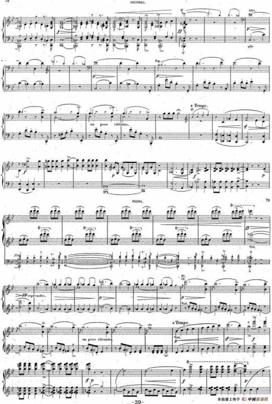 Harold en Italie Op.16 - 4 Hands（哈罗尔德在意大利·四手联弹）（P31——40）