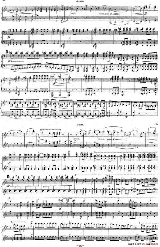 Harold en Italie Op.16 - 4 Hands（哈罗尔德在意大利·四手联弹）（P31——40）