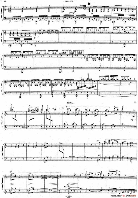 Harold en Italie Op.16 - 4 Hands（哈罗尔德在意大利·四手联弹）（P21——30）