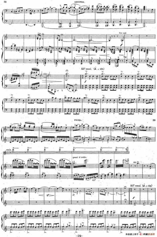 Harold en Italie Op.16 - 4 Hands（哈罗尔德在意大利·四手联弹）（P21——30）